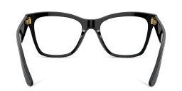 Shop Dolce & Gabbana Square Eyeglasses in Black online.