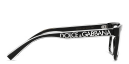 Dolce & Gabbana Square Eyeglasses in Black – Product Photo 3