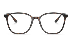 تسوق نظارات طبية مربّعة جورجو أرماني بلون مموه أونلاين.