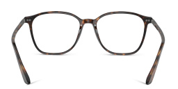 Shop GIORGIO ARMANI Square Eyeglasses in Havana online.