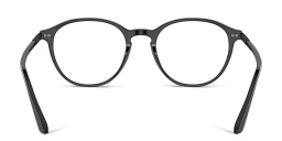 Shop GIORGIO ARMANI Panthos Eyeglasses in Black online.