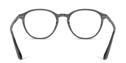 Shop GIORGIO ARMANI Panthos Eyeglasses in Striped Grey online.