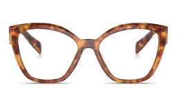 Cat-Eye Eyeglasses من برادا بلون تورتويز فاتح - صورة المنتج 1