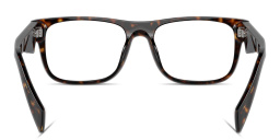 PRADA Logo-Print Pillow Eyeglasses in Havana – Product Photo 4