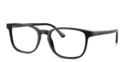 Shop Ray-Ban Unisex Pillow Eyeglasses in Black online.