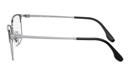 Ray-Ban Unisex Pillow Eyeglasses in Black On Silver – Product Photo 3