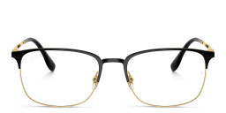 Ray-Ban Unisex Pillow Eyeglasses in Black On Gold – Product Photo 1