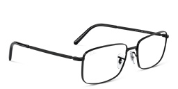 Ray-Ban Unisex Rectangle Eyeglasses in Black – Product Photo 4