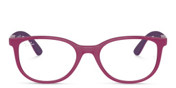 Shop Ray-Ban Junior Kids Pillow Eyeglasses in Rose online.