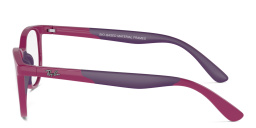 Shop Ray-Ban Junior Kids Pillow Eyeglasses in Rose online.