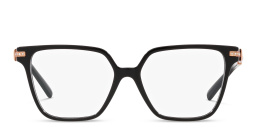 Shop TIFFANY T Motif Square Eyeglasses in Black online.