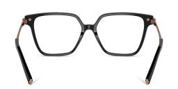 Shop TIFFANY Square Eyeglasses in Black online.