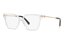 Shop TIFFANY Square Eyeglasses in Clear online.