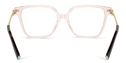 Shop TIFFANY T Motif Square Eyeglasses in Crystal Nude online.