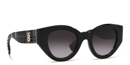 Shop BURBERRY Panthos Sunglasses in Black online.
