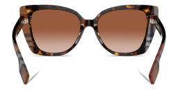 Shop BURBERRY Meryl Cat-Eye Sunglasses in Havana online.
