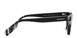 Shop BURBERRY Square Sunglasses in Black online.