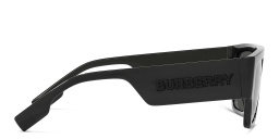 نظارات شمسية مربّعة من بربري بلون أسود - صورة المنتج 3