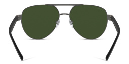 BVLGARI Pilot Sunglasses in Ruthenium – Product Photo 4