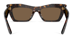 Shop Dolce & Gabbana Cat-Eye Sunglasses in Havana online.