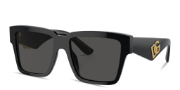 Shop Dolce & Gabbana Square Sunglasses in Black online.