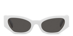 Dolce & Gabbana Cat-Eye Sunglasses in White – Product Photo 1