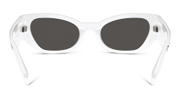 Dolce & Gabbana Cat-Eye Sunglasses in White – Product Photo 4