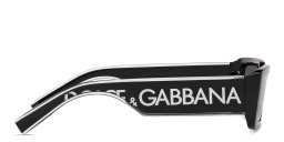 Dolce & Gabbana Rectangle Sunglasses in Black – Product Photo 3