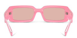 Dolce & Gabbana Rectangle Sunglasses in Pink – Product Photo 4