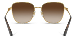 Dolce & Gabbana DG Logo Butterfly Sunglasses in Gold – Product Photo 4