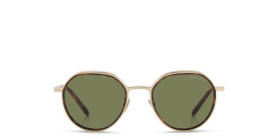 نظارات شمسية طراز بانتوس من جورجو أرماني بلون ذهبي فاتح مطفي - صورة المنتج 1