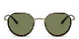 GIORGIO ARMANI Panthos Sunglasses in Matte Pale Gold – Product Photo 1