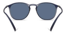 GIORGIO ARMANI Round Sunglasses in Transparent Blue – Product Photo 4