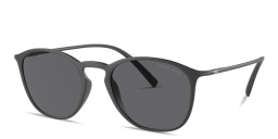 Shop GIORGIO ARMANI Square Sunglasses in Grey online.
