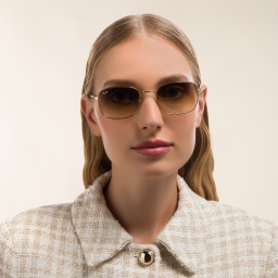 تسوق نظارات شمسية طراز بيلو للجنسين راي بان بلون ذهبي أونلاين.