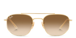 Ray-Ban Unisex Irregular Sunglasses in Gold – Product Photo 1