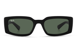 Shop Ray-Ban Kiliane Unisex Pillow Sunglasses in Black online.
