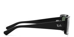 Shop Ray-Ban Kiliane Unisex Pillow Sunglasses in Black online.