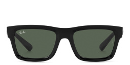 Ray-Ban Warren Unisex Rectangle Sunglasses in Black – Product Photo 1