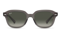 Shop Ray-Ban Erik Unisex Square Sunglasses in Opal Dark Grey online.