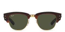 Shop Ray-Ban Mega Clubmaster Unisex Square Sunglasses in Havana online.