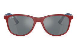 Ray-Ban Junior Lilo & Stitch Kids Square Sunglasses in Red – Product Photo 1
