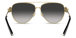 TIFFANY Aviator Sunglasses in Gold – Product Photo 4