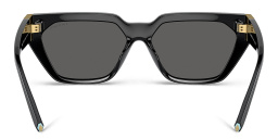 TIFFANY Irregular Sunglasses in Black – Product Photo 4