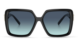 TIFFANY Square Sunglasses in Black – Product Photo 1