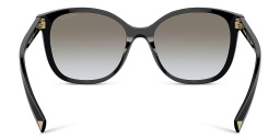 Shop PRADA Square Sunglasses in Black online.