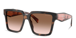 PRADA Signature Oversized Square Sunglasses in Mauve Tortoise – Product Photo 2