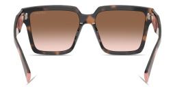 PRADA Signature Oversized Square Sunglasses in Mauve Tortoise – Product Photo 4