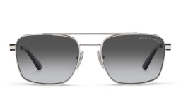 نظارات شمسية طراز بيلو من برادا بلون فضي - صورة المنتج 1