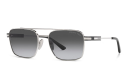 نظارات شمسية طراز بيلو من برادا بلون فضي - صورة المنتج 2